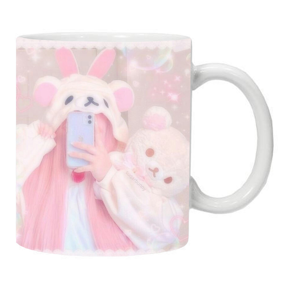 ماگ طرح دختر کیوت مدل MLS6774