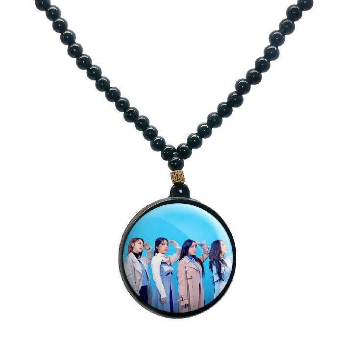 گردنبند پرمانه طرح mamamoo کد pmd.13442 مدل دو طرفه