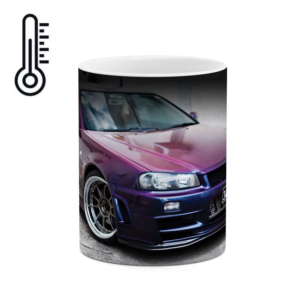 ماگ حرارتی طرح ماشین GTR مدل mgh01356