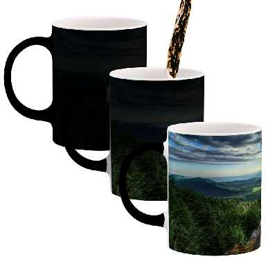 ماگ حرارتی کاکتی طرح منظره مدل mgh13120