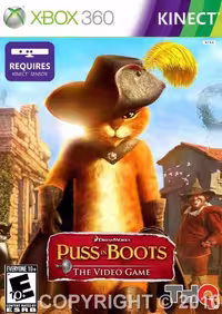 بازی کینکت کنسول Xbox360 puss in boots