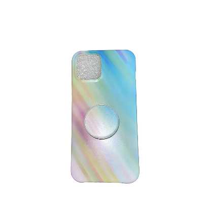 كاور طرح ابرنگي كد 23 مناسب براي گوشي موبايل اپل iphone 12/12pro به همراه پايه نگهدارنده