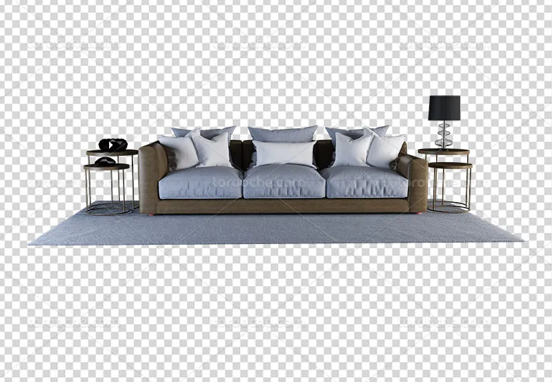 عکس PNG مبل سه نفره | گرافیک با طعم تربچه