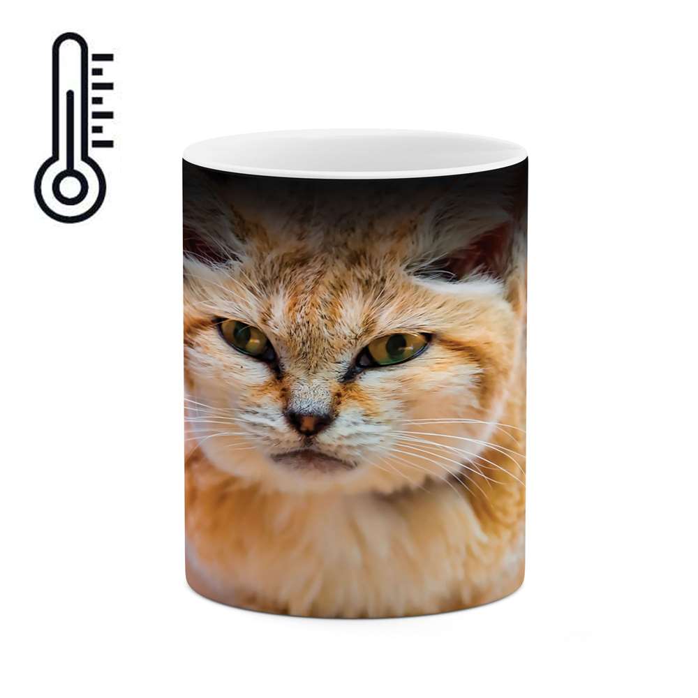 ماگ حرارتی طرح گربه  مدل mgh03413