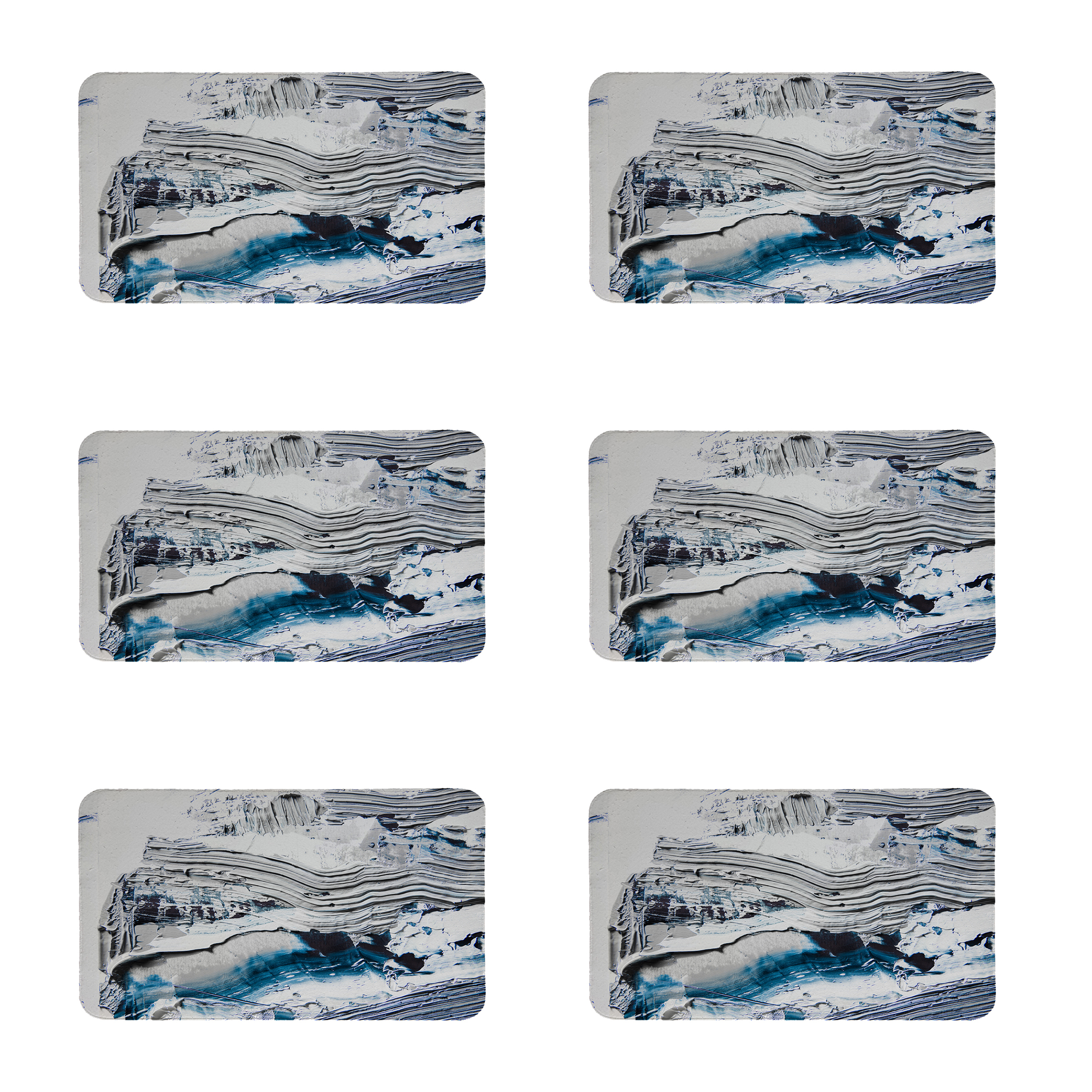 زیربشقابی طرح ابر و باد کد 8423 مجموعه 6 عددی