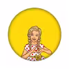 برچسب کنسول بازی مدل دختر کد 2630