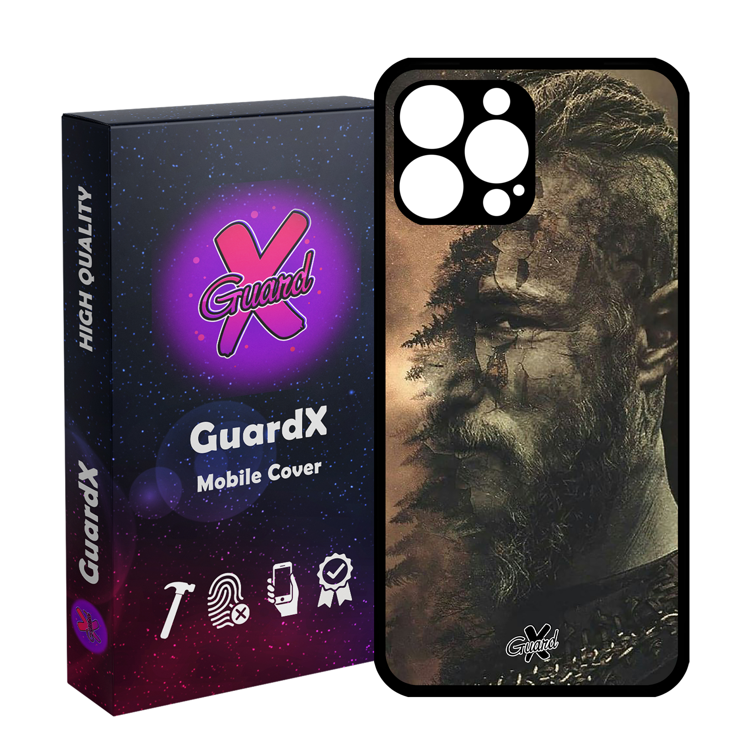 کاور گارد ایکس طرح Ragnar مدل Glass10347 مناسب برای گوشی موبایل اپل iPhone 12 Pro Max