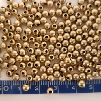 مهره دوختنی مات طلایی مدل 1