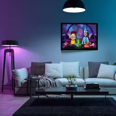 تابلو مدل rick and morty کد F-15031