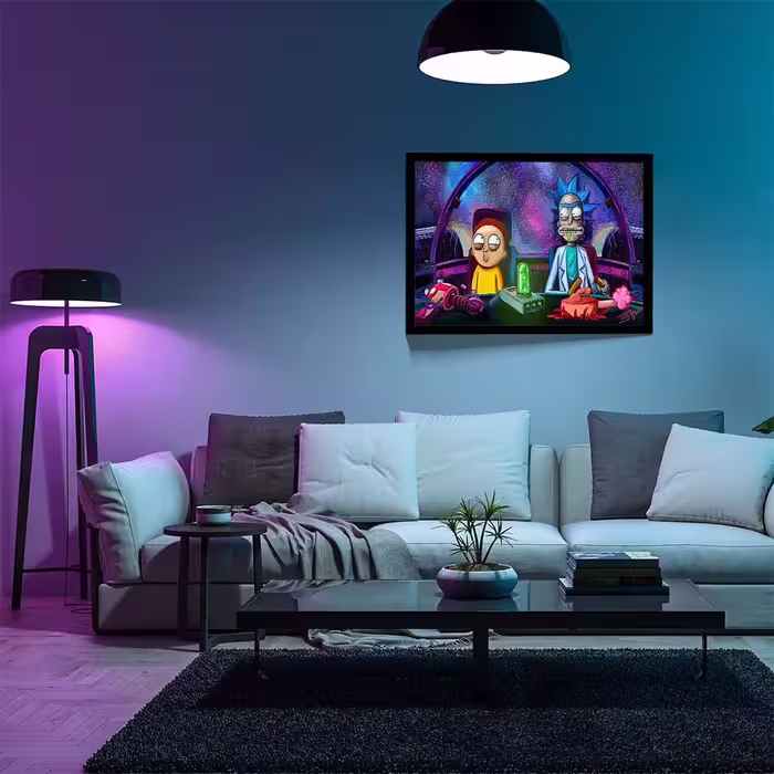 تابلو مدل rick and morty کد F-15031