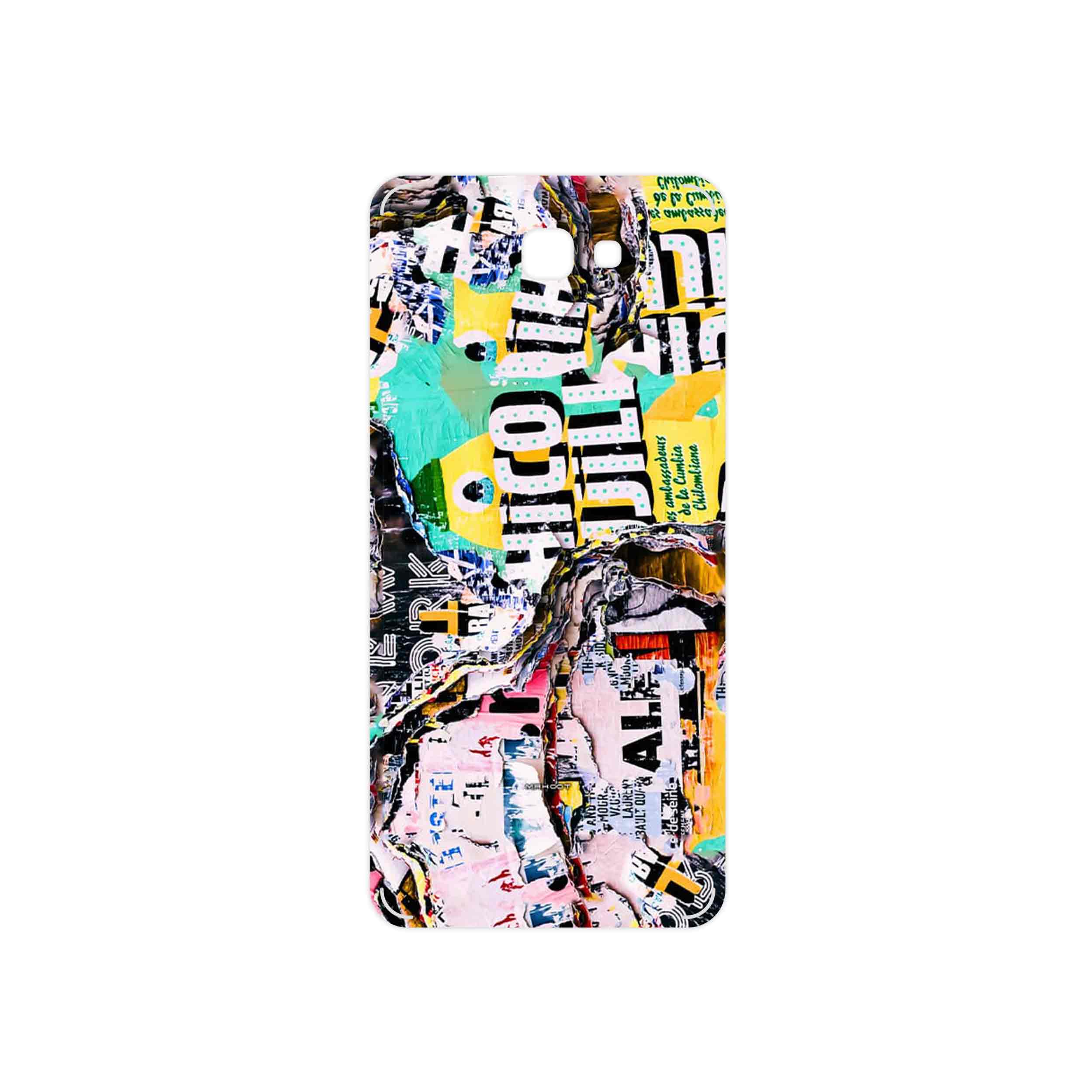 برچسب پوششی ماهوت مدل Collage of Teared Paper مناسب برای گوشی موبایل سامسونگ Galaxy J7 Prime