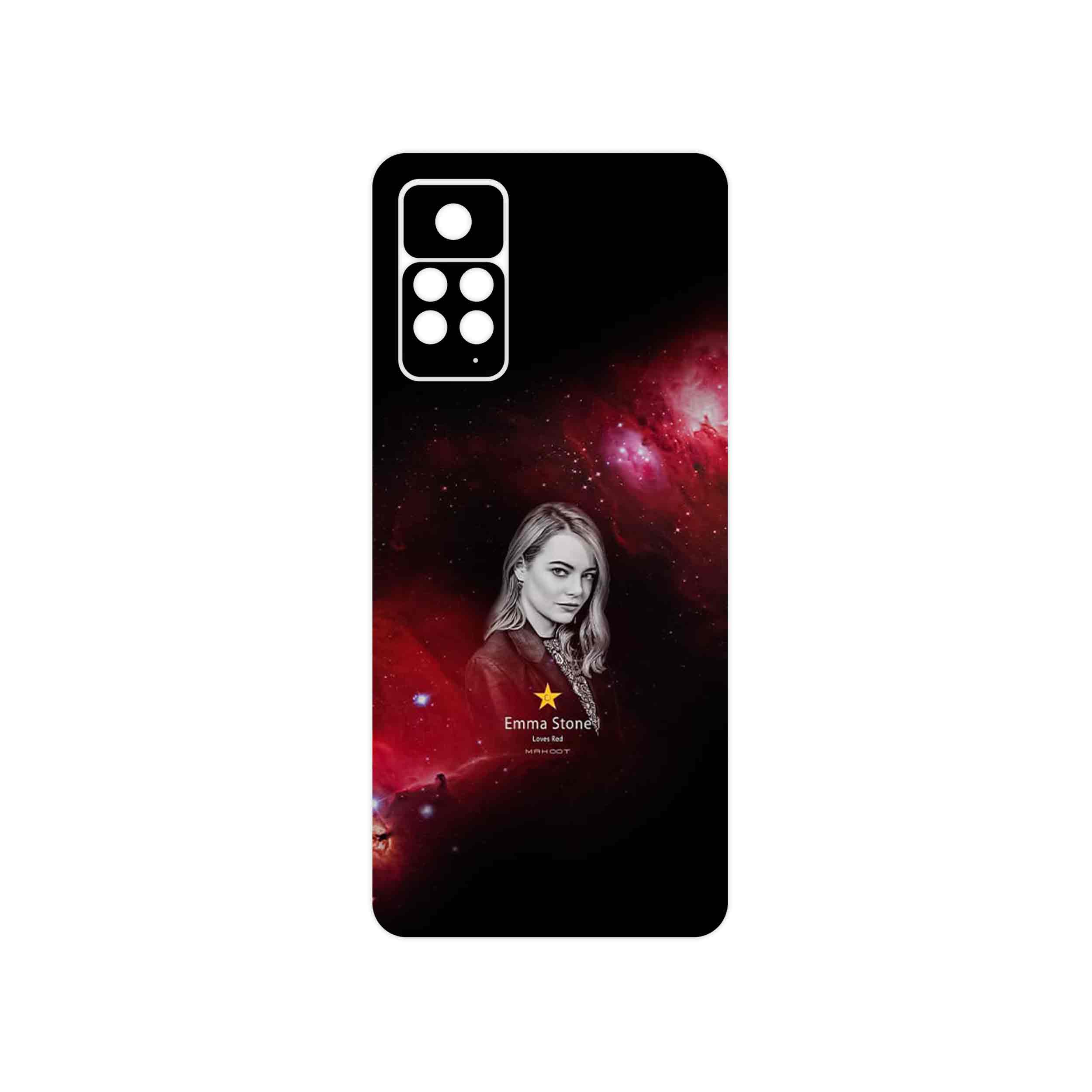 برچسب پوششی ماهوت مدل Emma Stone مناسب برای گوشی موبایل شیائومی Redmi Note 11 Pro 5G
