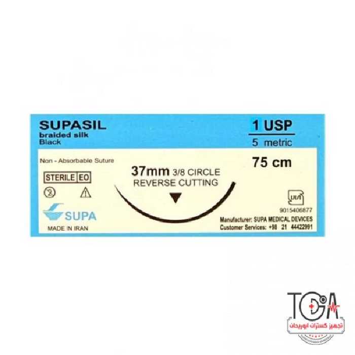 نخ بخیه سیلک 1 کات سوزن 37