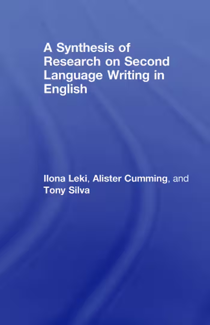 خرید و دانلود نسخه کامل کتاب A Synthesis of Research on Second Language Writing in English