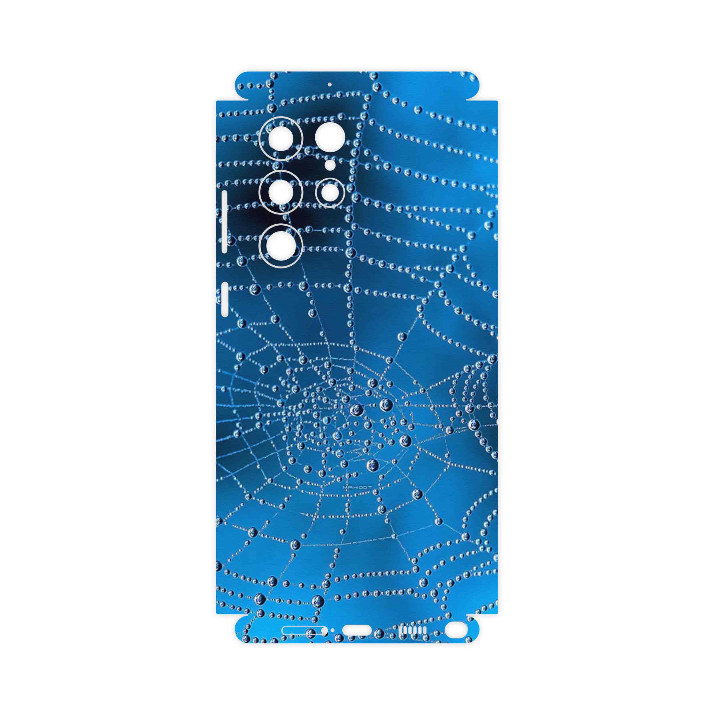 برچسب پوششی ماهوت مدل Spider web-FullSkin مناسب برای گوشی موبایل سامسونگ Galaxy S22 Ultra 5G
