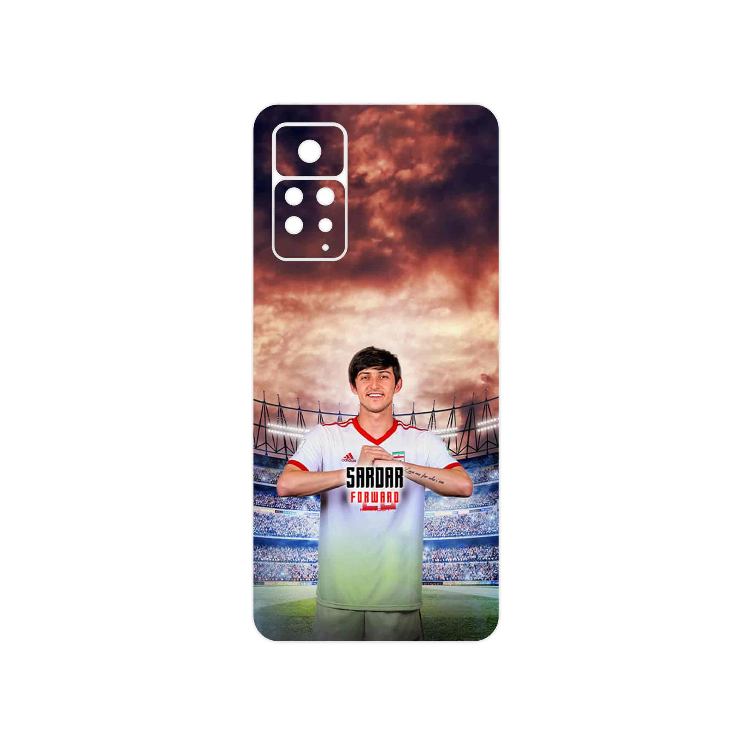 برچسب پوششی ماهوت مدل Sardar Azmoun مناسب برای گوشی موبایل شیائومی Redmi Note 11 Pro Plus 5G (India)
