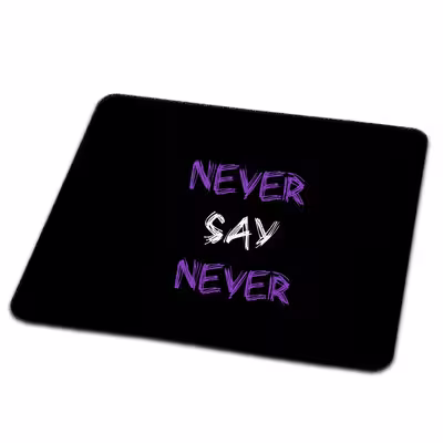 ماوس پد مدل never say طرح m39