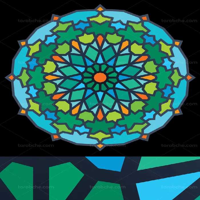 وکتور طرح نماد و المان اسلامی شماره 56 - گرافیک با طعم تربچه