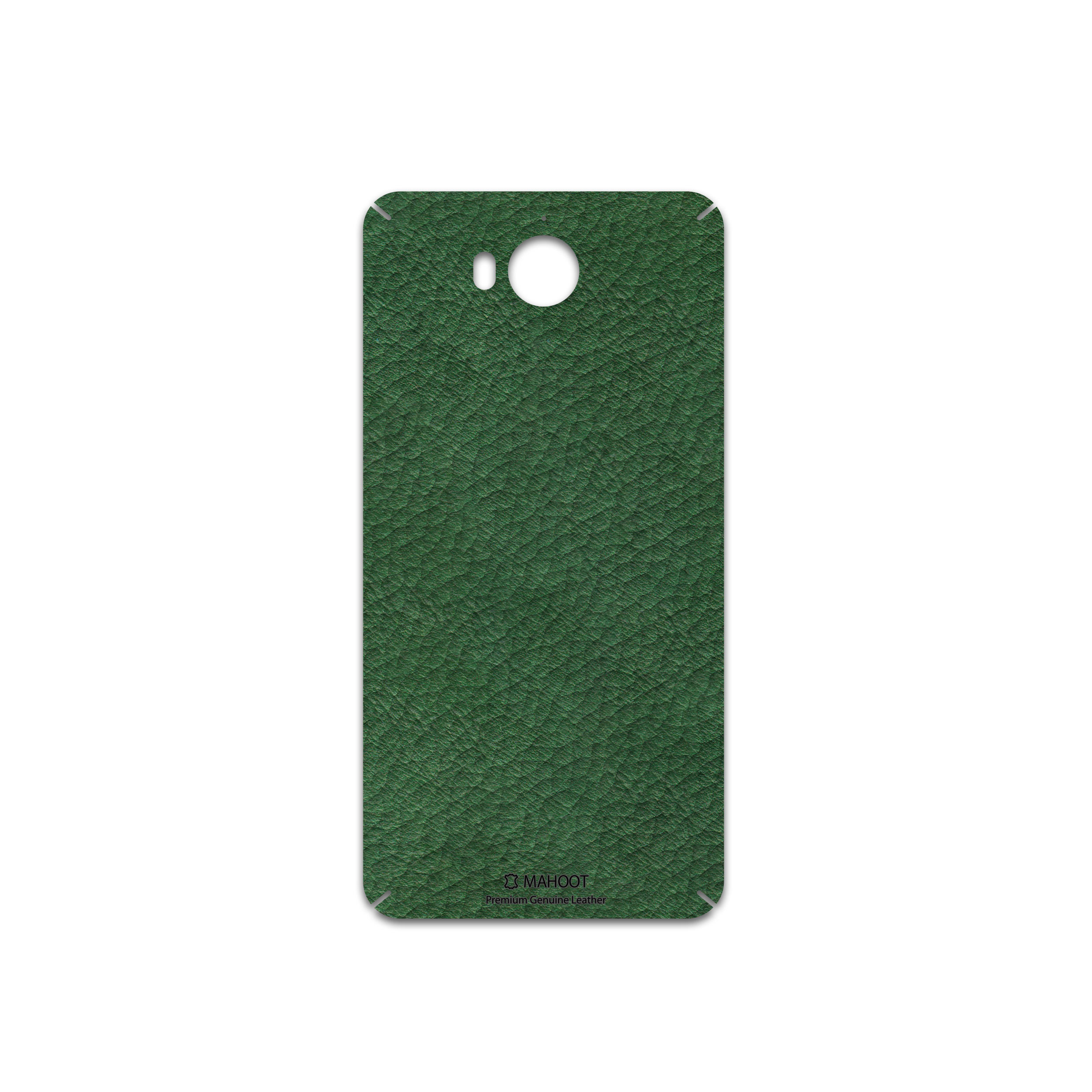 برچسب پوششی ماهوت مدل Green-Leather مناسب برای گوشی موبایل هوآوی Y5 2017