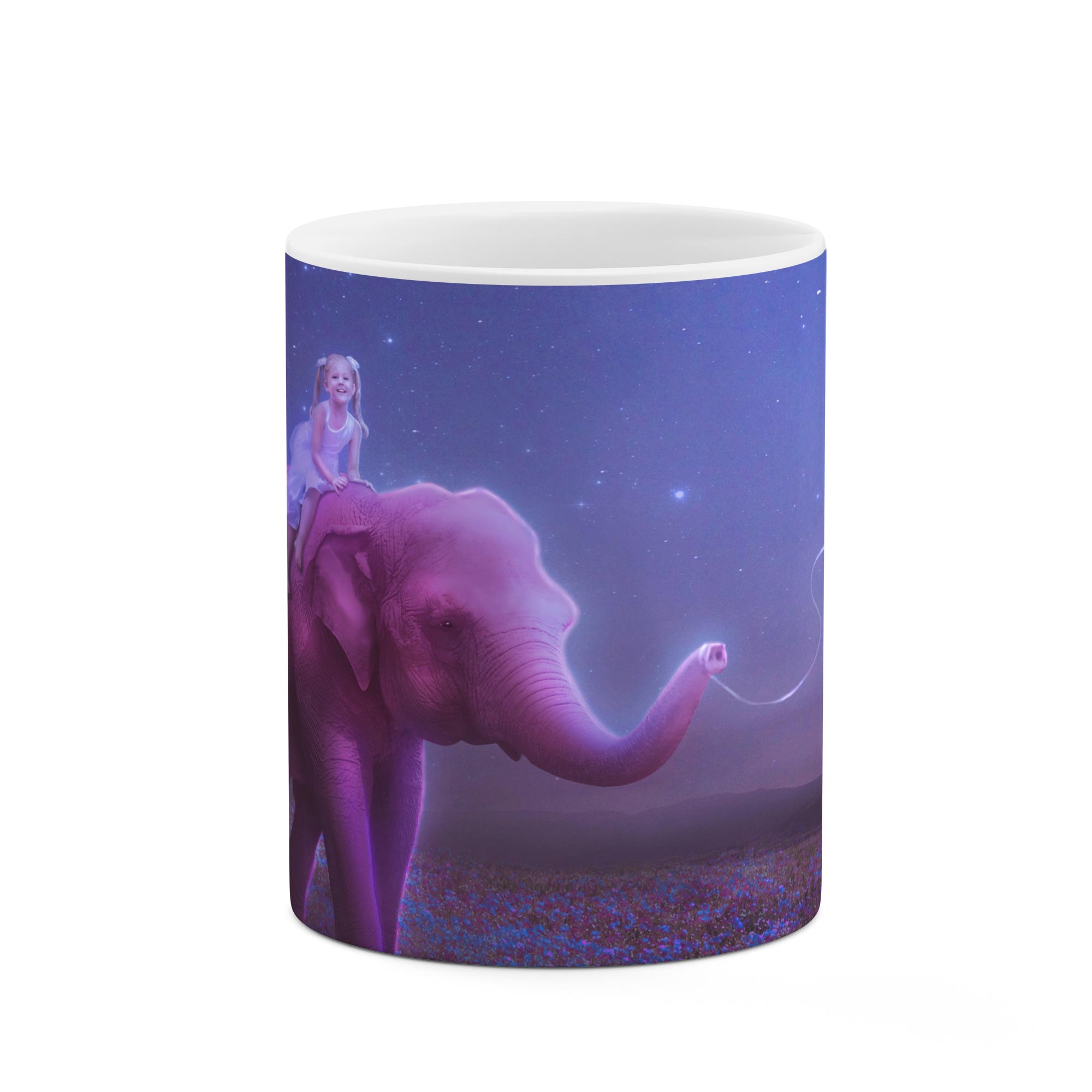 ماگ طرح بچه رو فیل مدل mgp02165