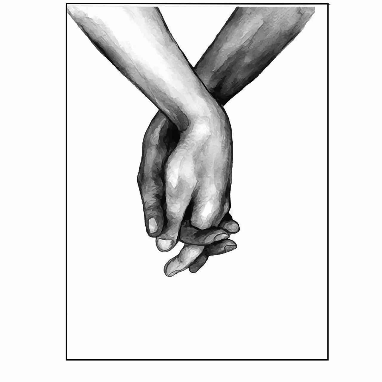 تابلو شاسی مدل دست در دست B55