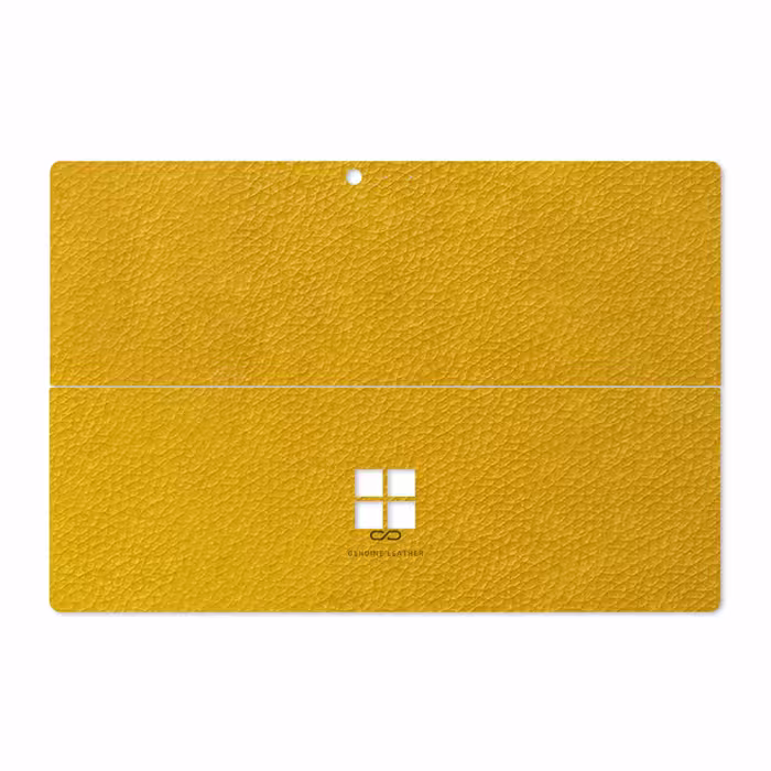 برچسب پوششی ماهوت مدل Mustard-Leather مناسب برای تبلت مایکروسافت Surface Pro 4 2015