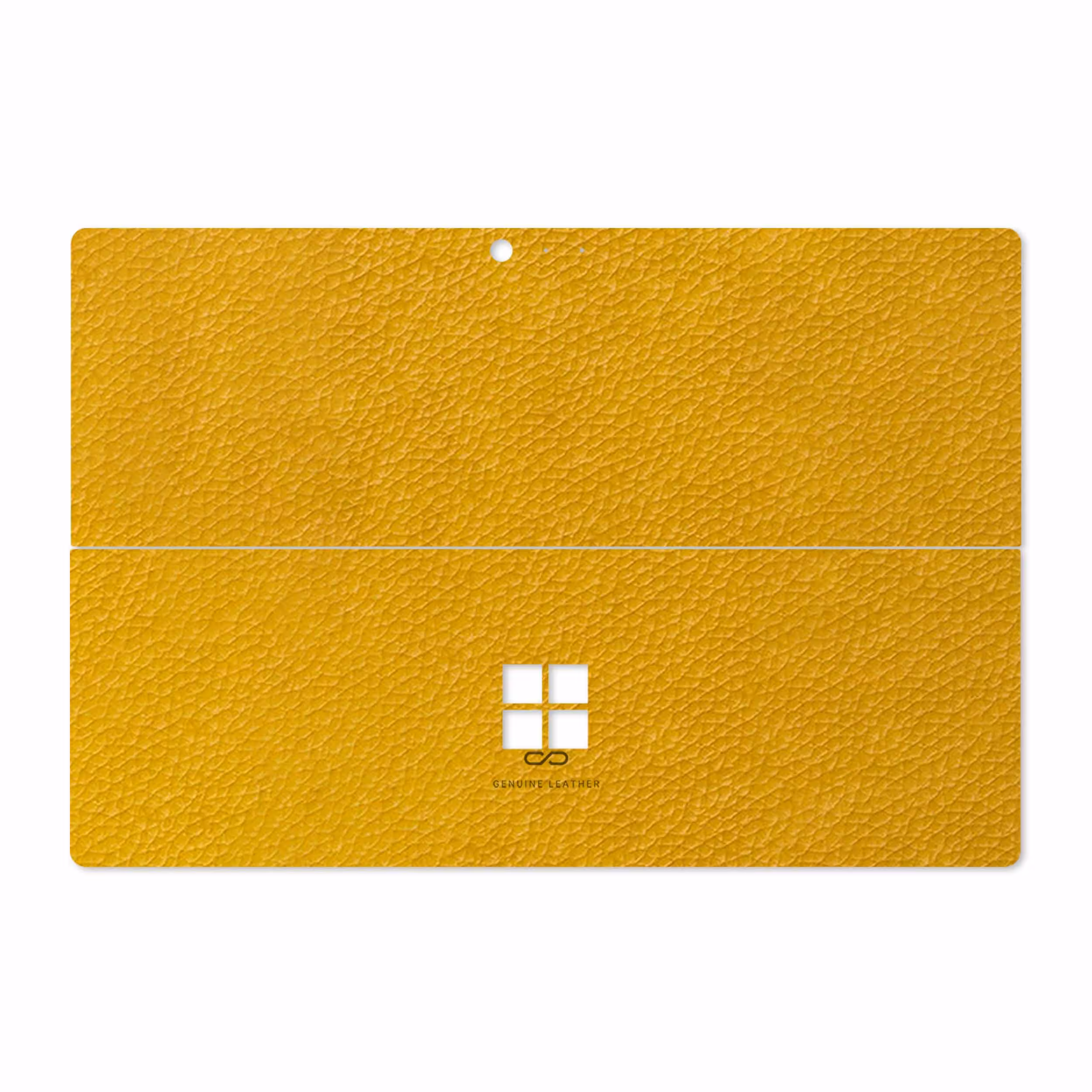 برچسب پوششی ماهوت مدل Mustard-Leather مناسب برای تبلت مایکروسافت Surface Pro 4 2015