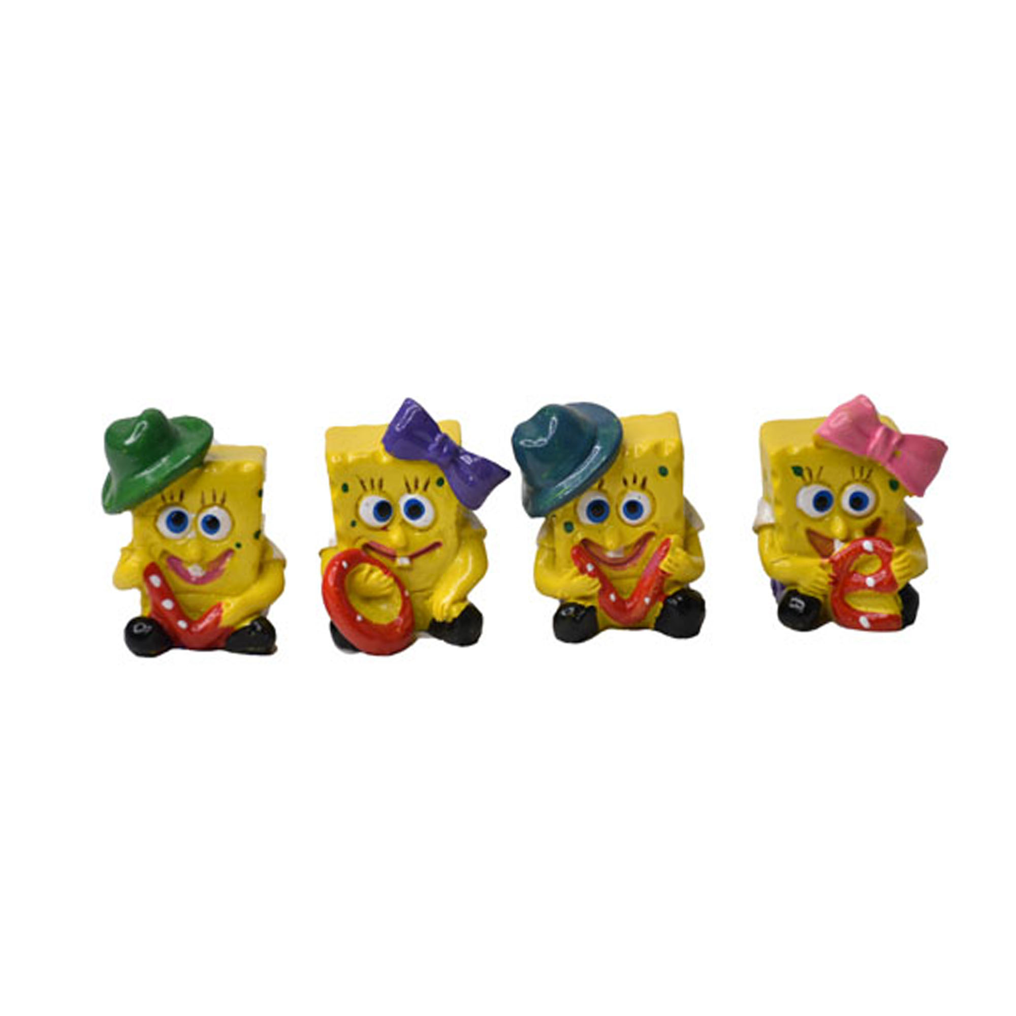 مجسمه مدل لاو باب اسفنجی مجموعه 4 عددی