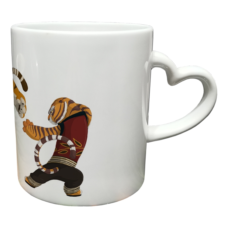 ماگ مدل دسته قلبی طرح پاندا کنگ فو کار کد 1