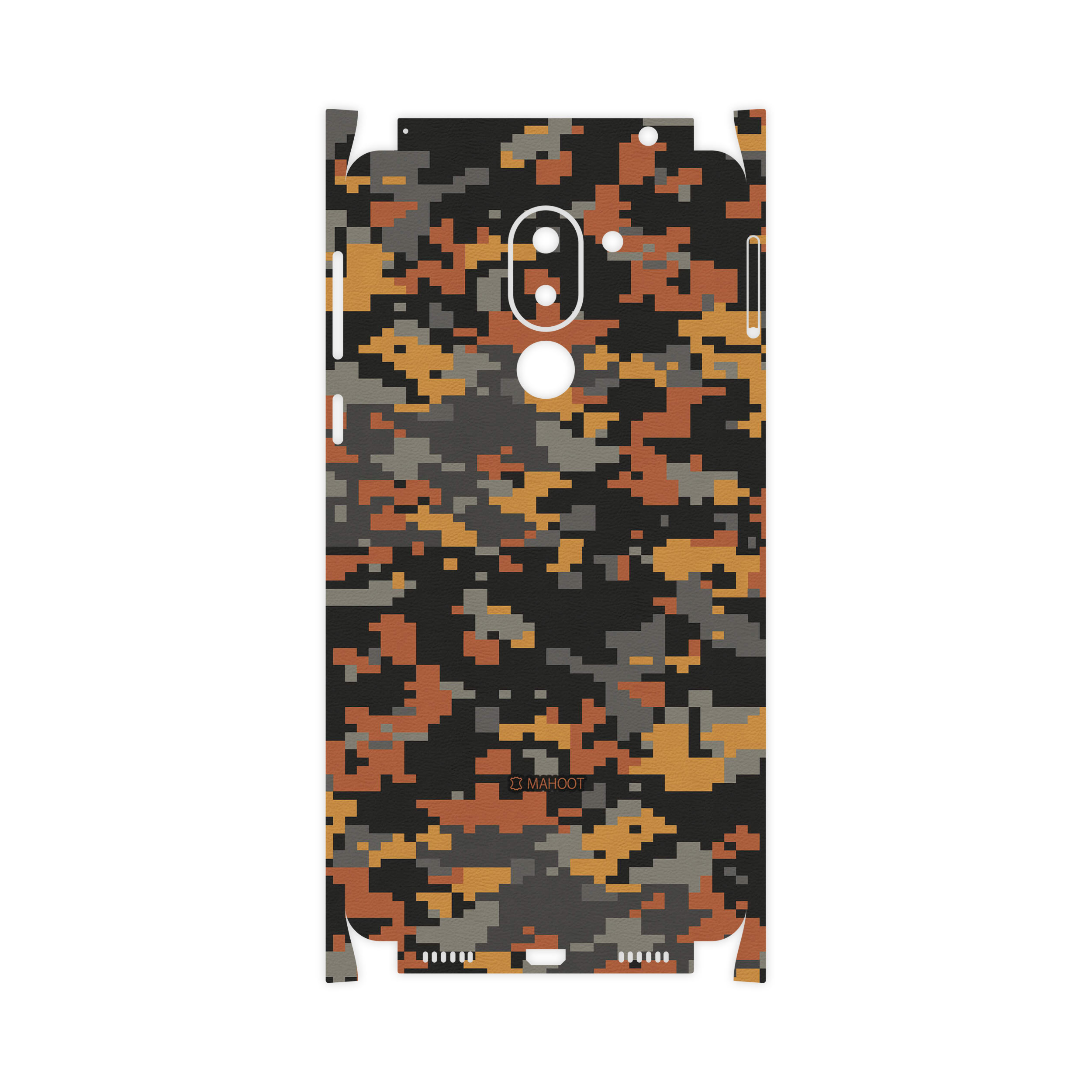 برچسب پوششی ماهوت مدل Army-Autumn-pixel-FullSkin مناسب برای گوشی موبایل آنر 6X