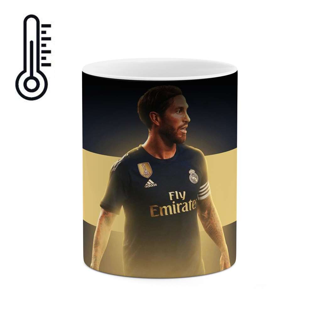 ماگ حرارتی طرح فوتبالیست SergioRamos مدل mgph12939
