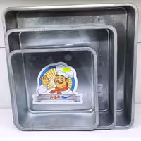 قالب مربع گالوانیزه موج سایز 30 در 30 ارتفاع 9 سانت 