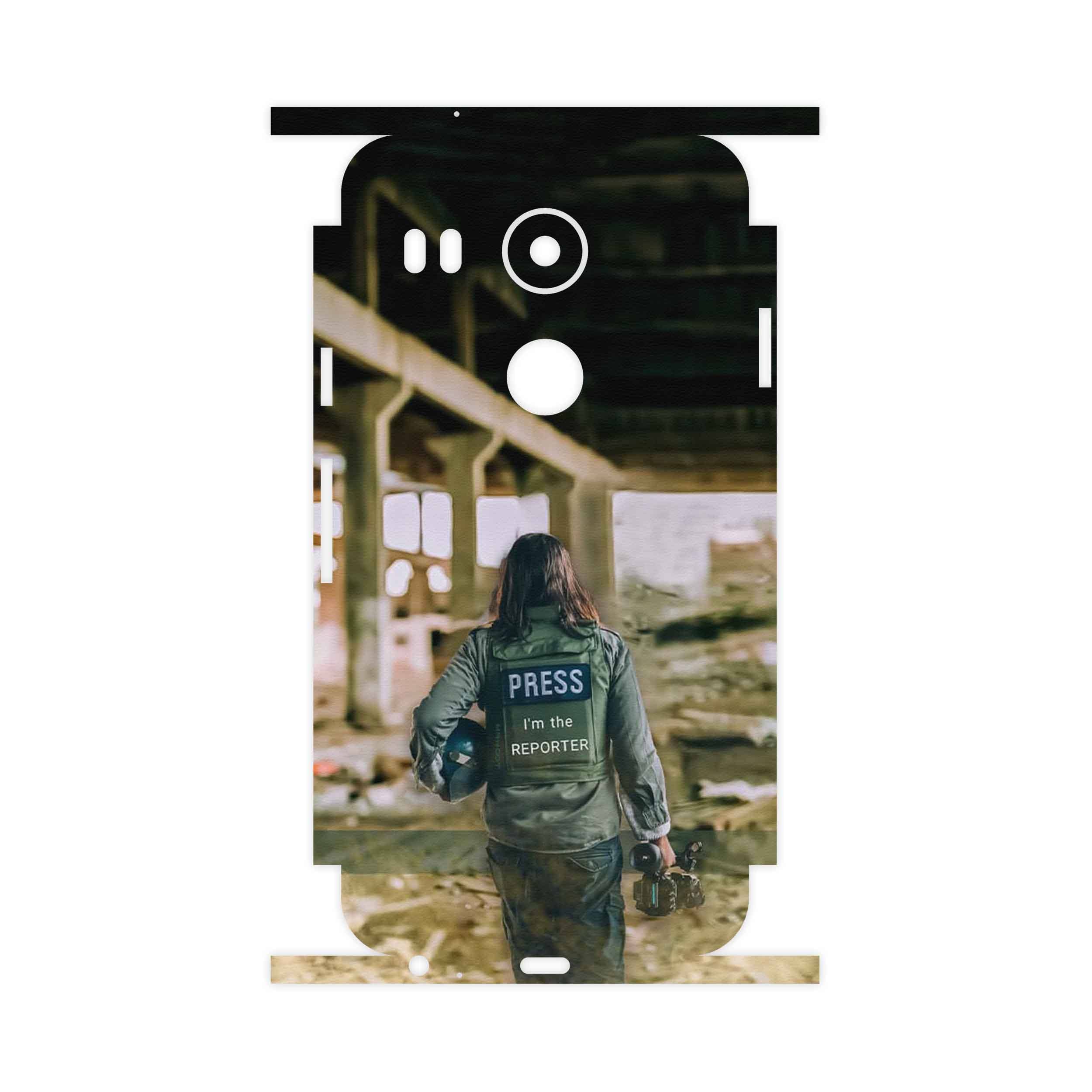 برچسب پوششی ماهوت مدل Reporter-FullSkin مناسب برای گوشی موبایل گوگل Nexus 5X