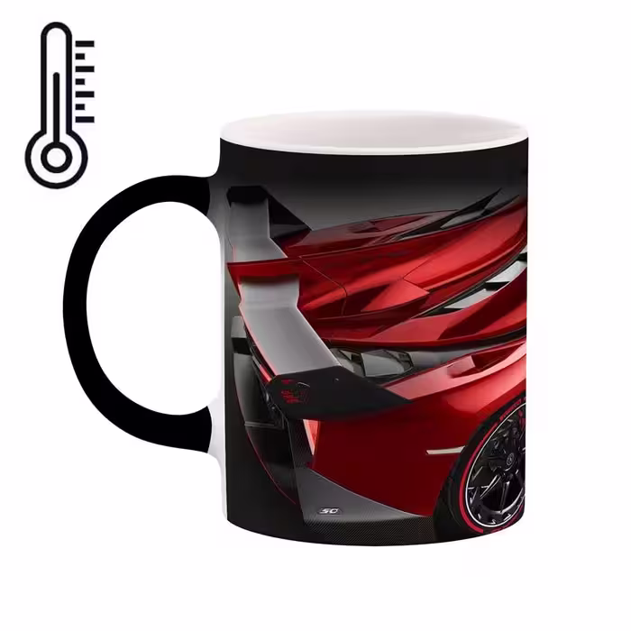 ماگ حرارتی طرح ماشین Lamborghini veneno مدل mgph15605