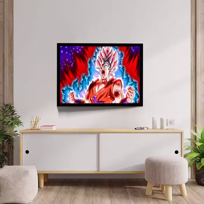 تابلو مدل goku kaioken کد F-12042