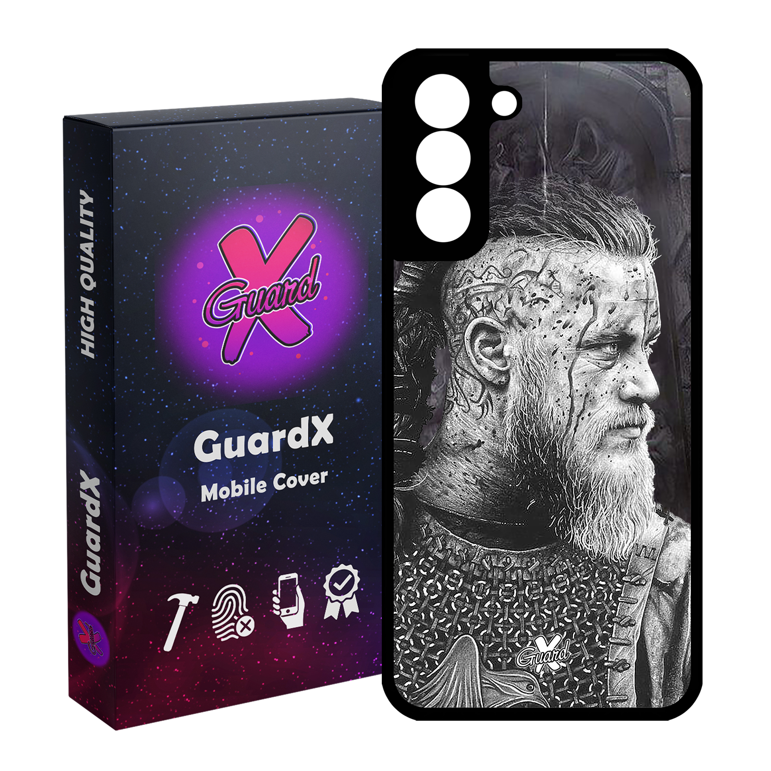 کاور گارد ایکس طرح Ragnar مدل Glass10245 مناسب برای گوشی موبایل سامسونگ Galaxy S21