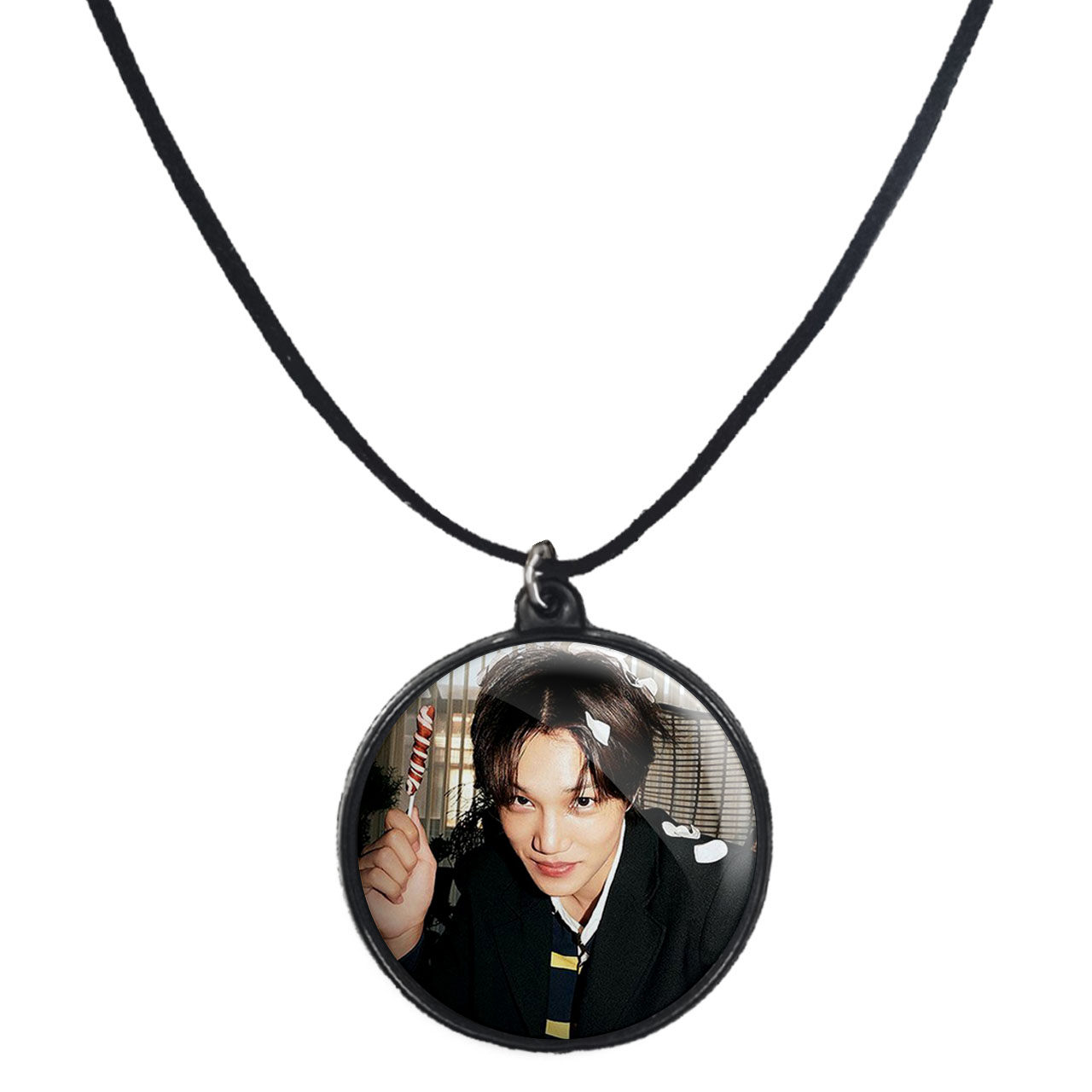 گردنبند پرمانه طرح exo کد pmb.13908 مدل دو طرفه