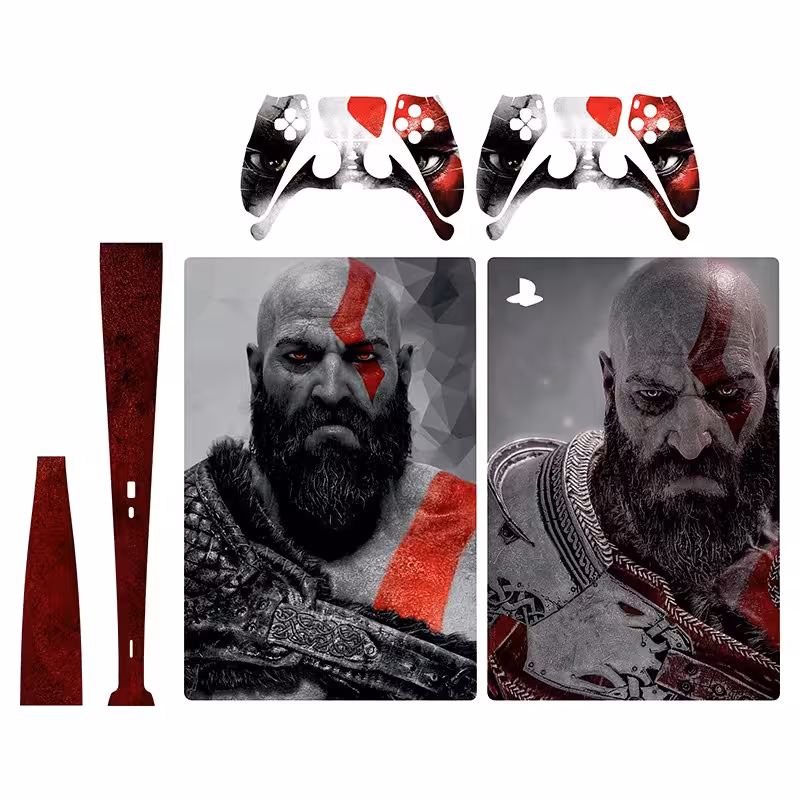 اسکین(برچسب)Playstation 5-مدل دیجیتال -طرح god of war -کد8-سفارشی