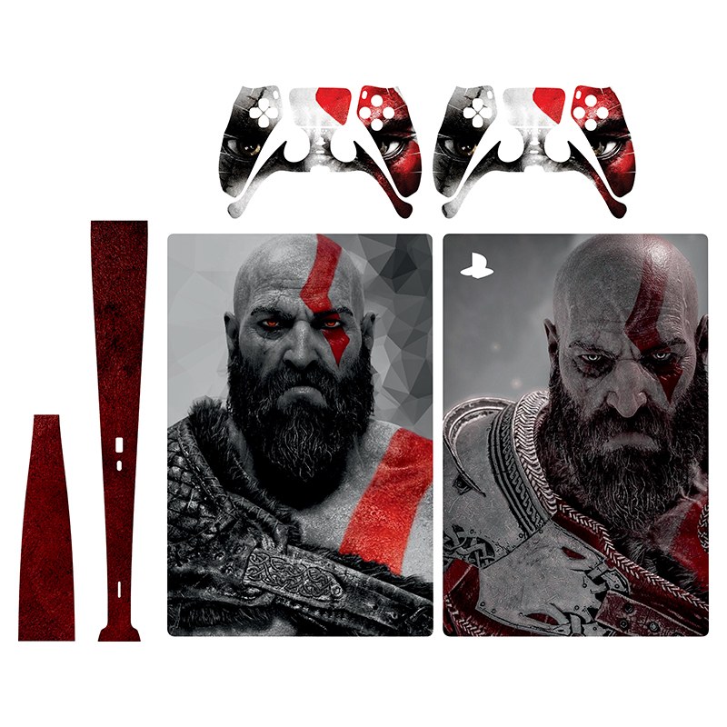 اسکین(برچسب)Playstation 5-مدل دیجیتال -طرح god of war -کد8-سفارشی