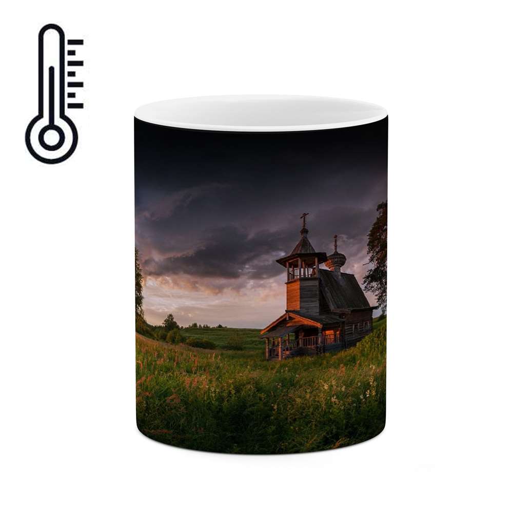 ماگ حرارتی کاکتی طرح منظره مدل mgh16235