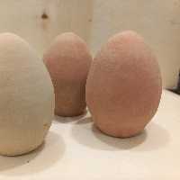 پک پنج عددی تخم مرغ سفالی خام