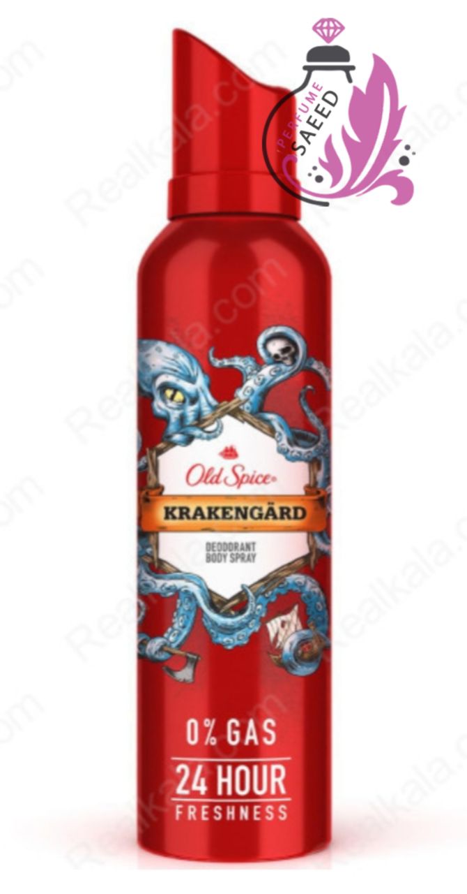 اسپری دئودورانت بدن الد اسپایس Old Spice مدل KRAKENGARD حجم 140 میل