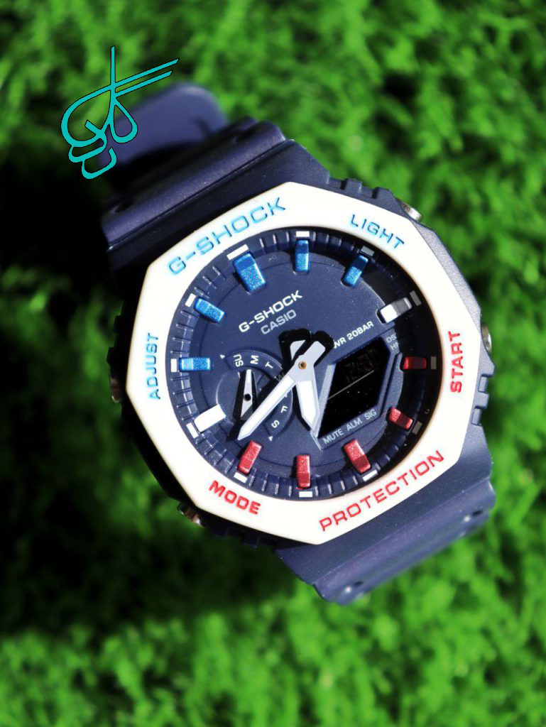 خرید ساعت اسپرت جی شاک دو زمانه ضدآب بند رابر کیفیت عالی کد 1917459 - ردگل