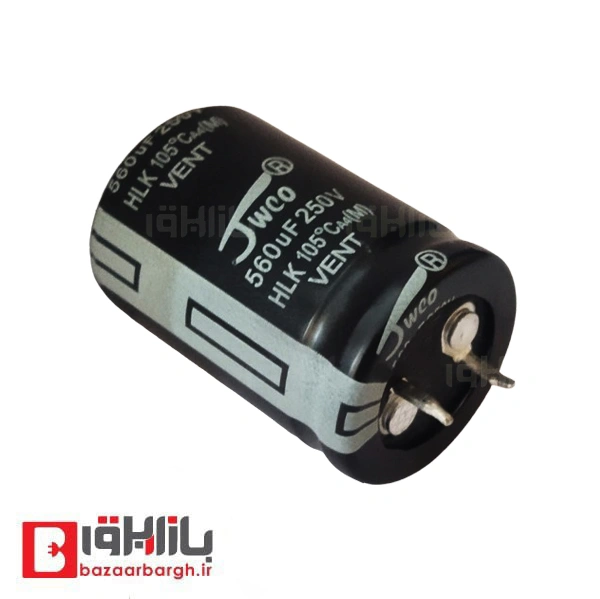 خازن الکترولیتی 560 میکرو فاراد 250 ولت