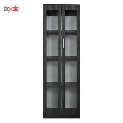 کمد اداری ایستا مدل ISG155 بلوطی تیره