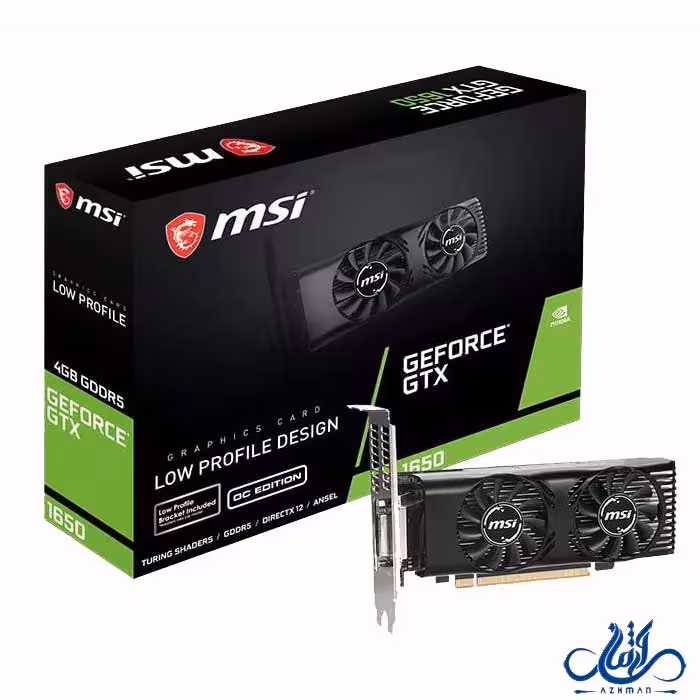 کارت گرافیک ام اس ای GTX 1650 LP OC 4Gb