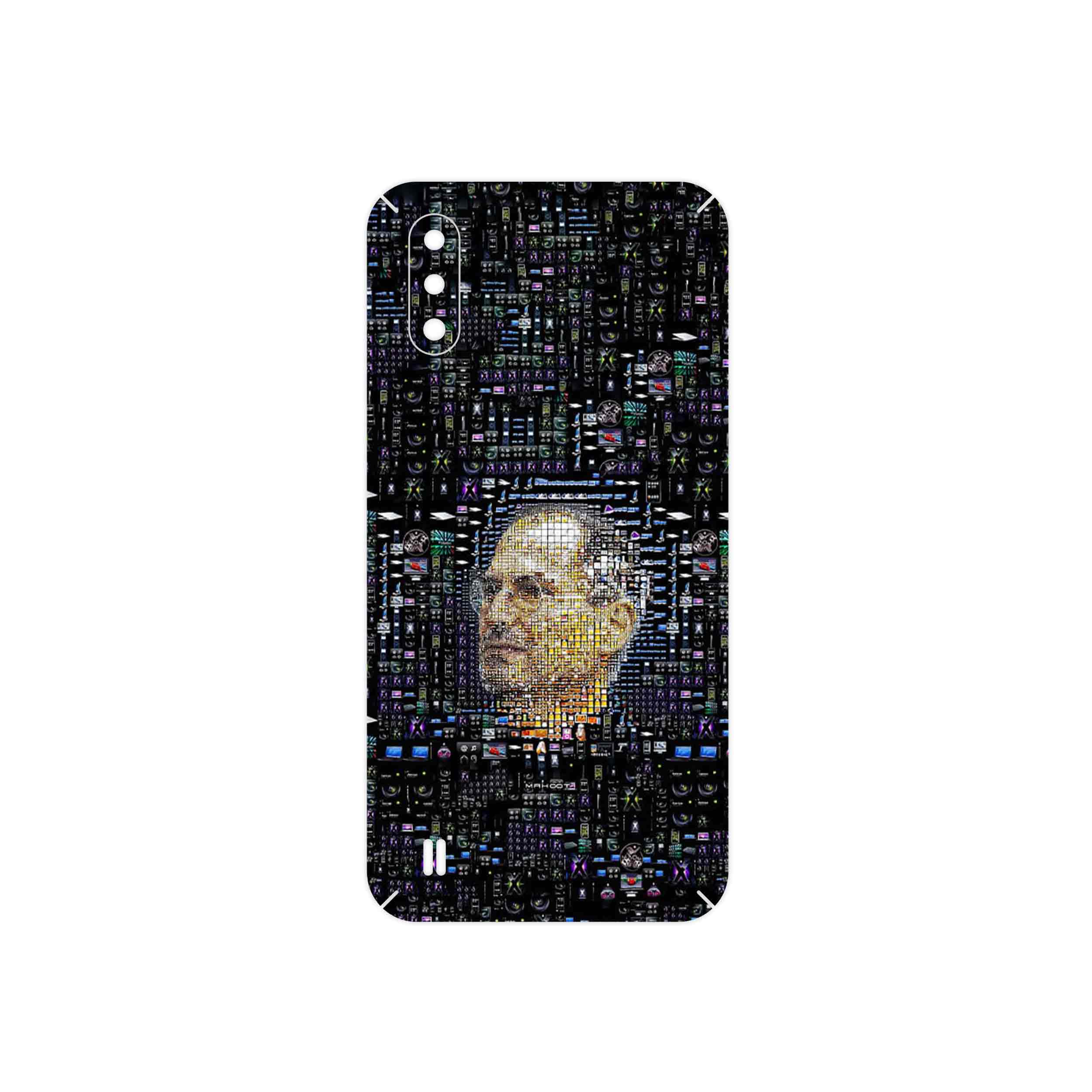برچسب پوششی ماهوت مدل Collage of Steve Jobs 2 مناسب برای گوشی موبایل سامسونگ Galaxy M01