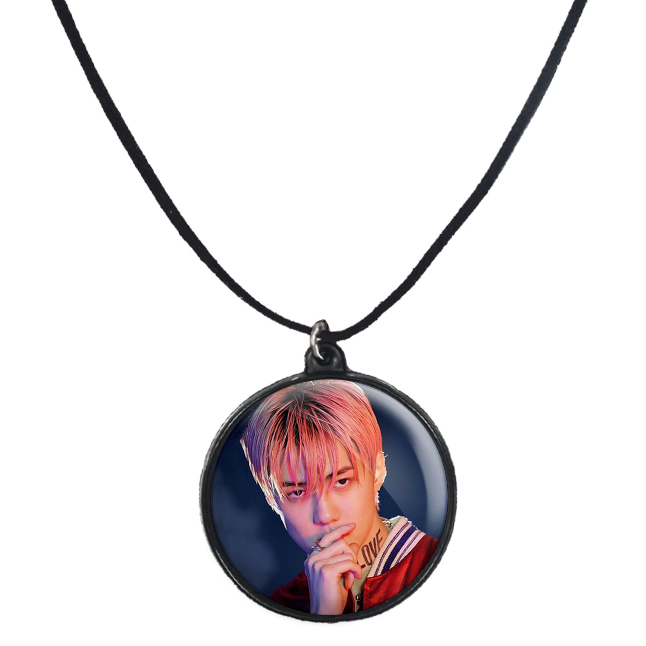 گردنبند پرمانه طرح exo کد pmb.13834 مدل دو طرفه