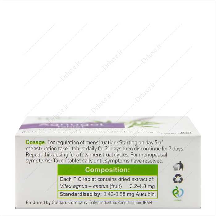 آگنوگل، قرص آگنوگل گل دارو