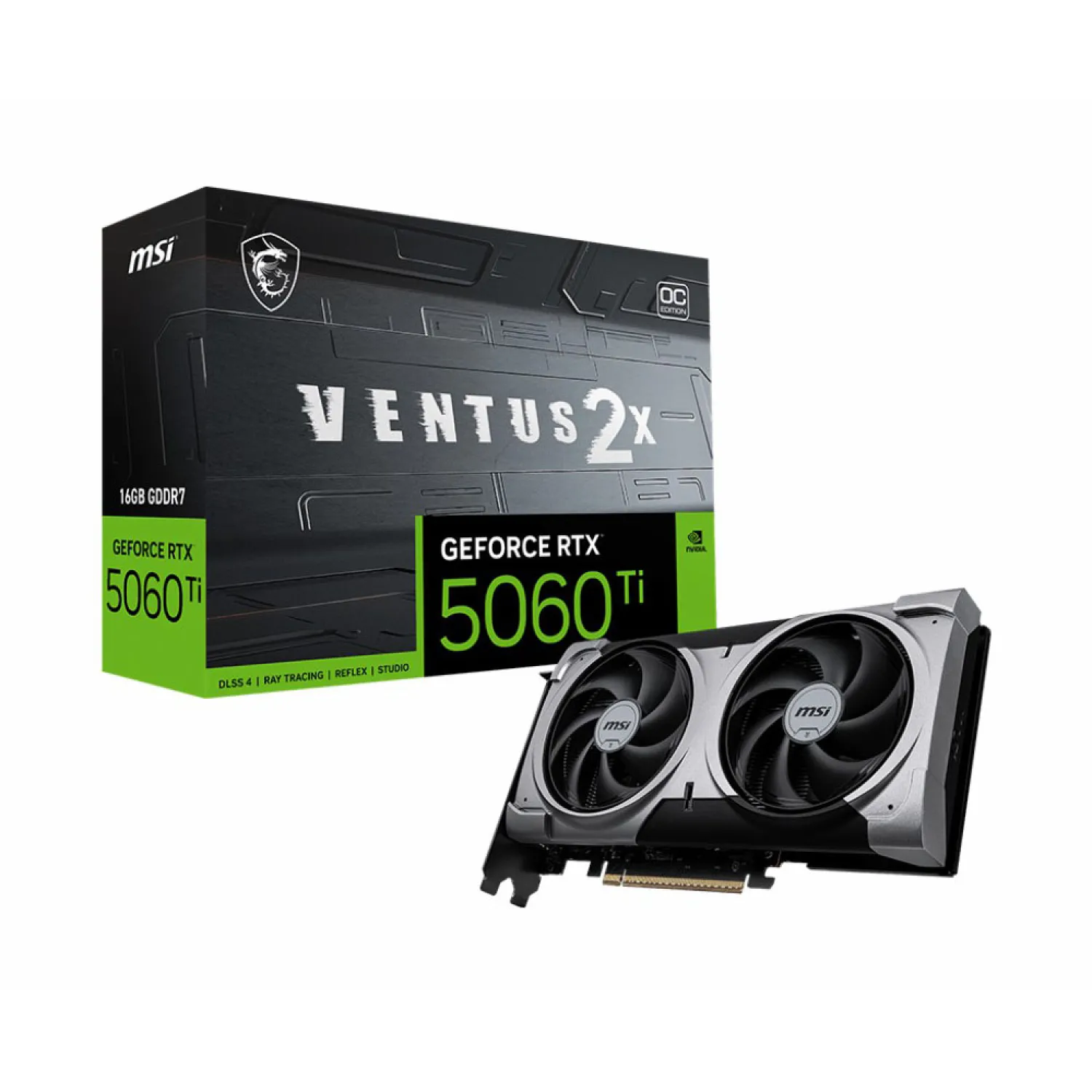 کارت گرافیک ام اس آی مدل GeForce RTX 5060 Ti 16G VENTUS 2X OC PLUS